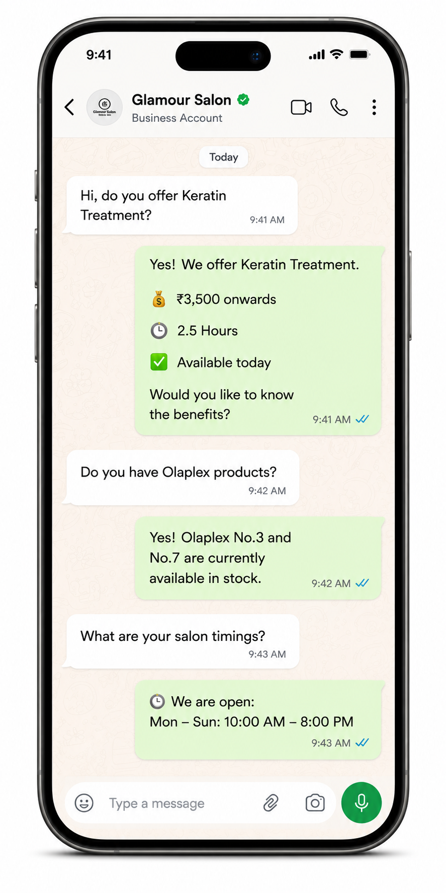 AI WhatsApp Receptionist